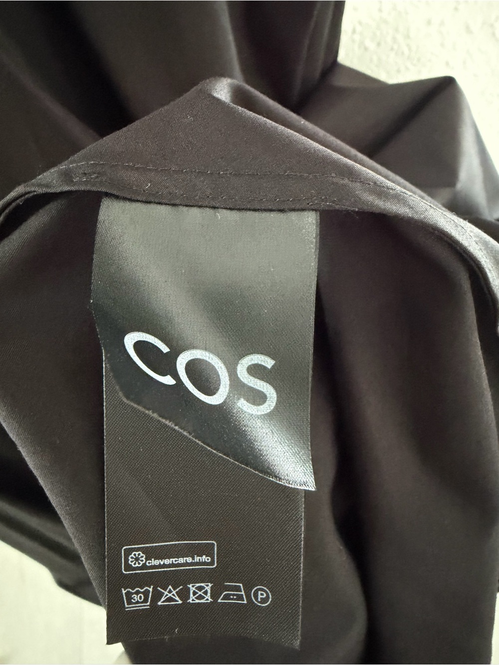 COS Black V-Neck Midi Dress - Picture 14 of 17